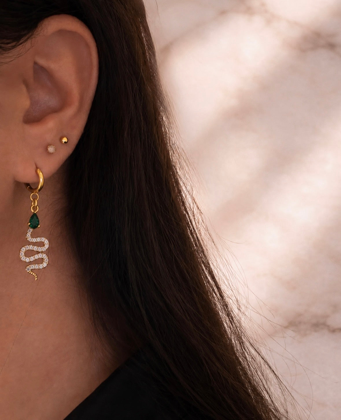 Boucle d’oreilles Ophidia